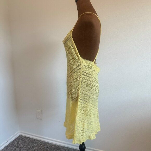 Victoria's Secret Y2K Vintage Yellow Sheer Nightie Sleep Dress Women's Size M. - Picture 3 of 8